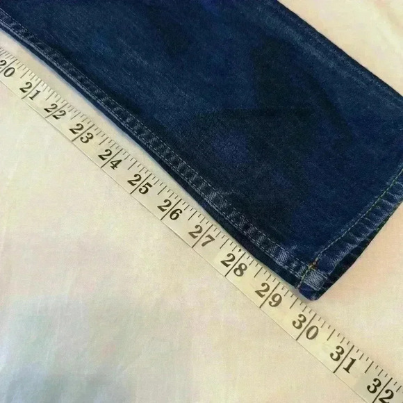 Hudson Womens jeans 25 Blue Collin Flap Skinny ankle dark wash denim poc… - Picture 15 of 17